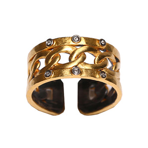 Interlocking Ring Figure Ring