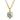 Blue Topaz with dimaond stone Necklace