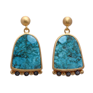 Turquoise Stone Earrings