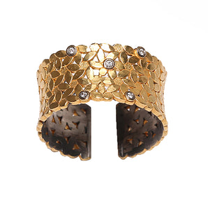 Gardenia Flower Pattern Ring