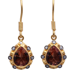 Citrine Stone Earring