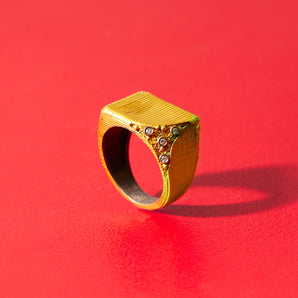 Ancient Egypt Themed with Diamonds Ring