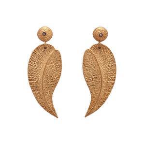 Bay Leaves Motif Earring