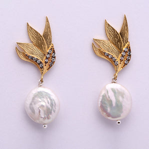 Ancient Greek Breezes Themed Earring