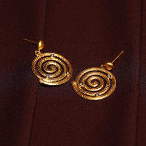 Spiral Motif Earring