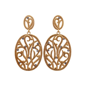 The Vine of Dionysus Themed Earring