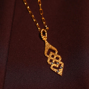 Horus Themed Spear Motif Necklace