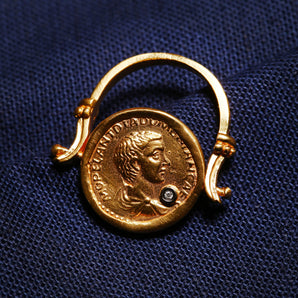 Julius Caesar's Coin Motif Ring