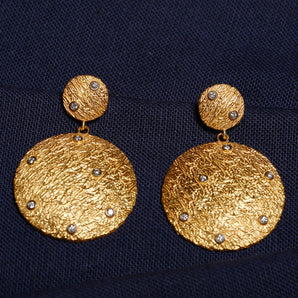 Roman Shields Motif Earring