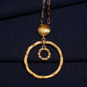 Ra's Earrings Motif Necklace